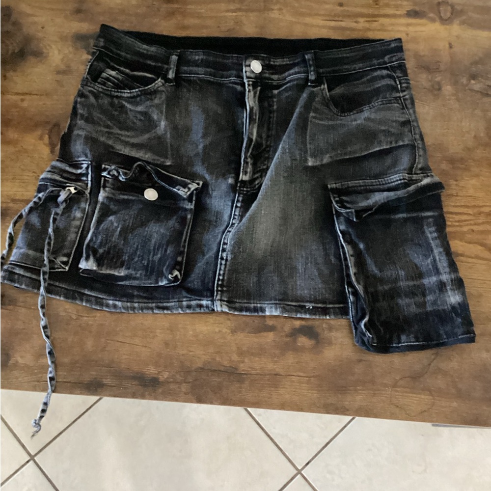 Daisy Dark Denim Skirt